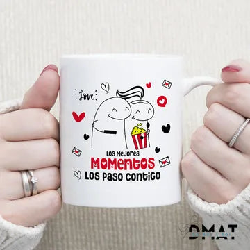 Frase enamorados en taza personalizada para regalar