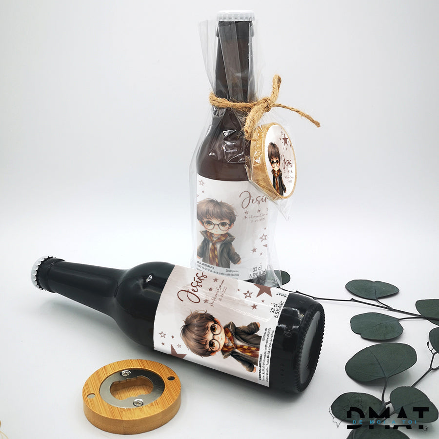 Cerveza artesana personalizada para fiesta temática harry potter - de moi a toi