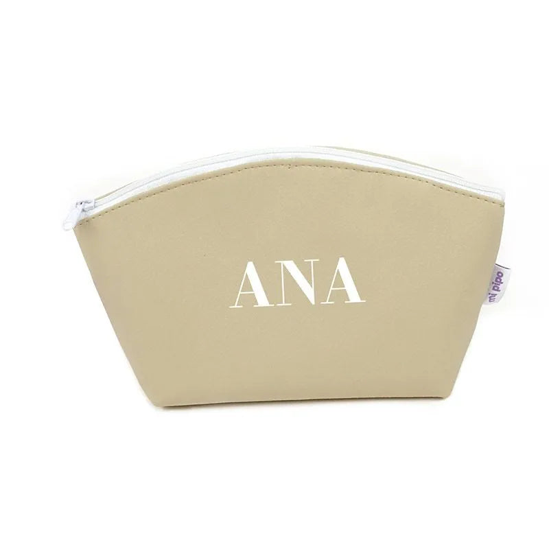Neceser de Polipiel Personalizado | Impermeable y Acolchado | Regalo para madre y mujer