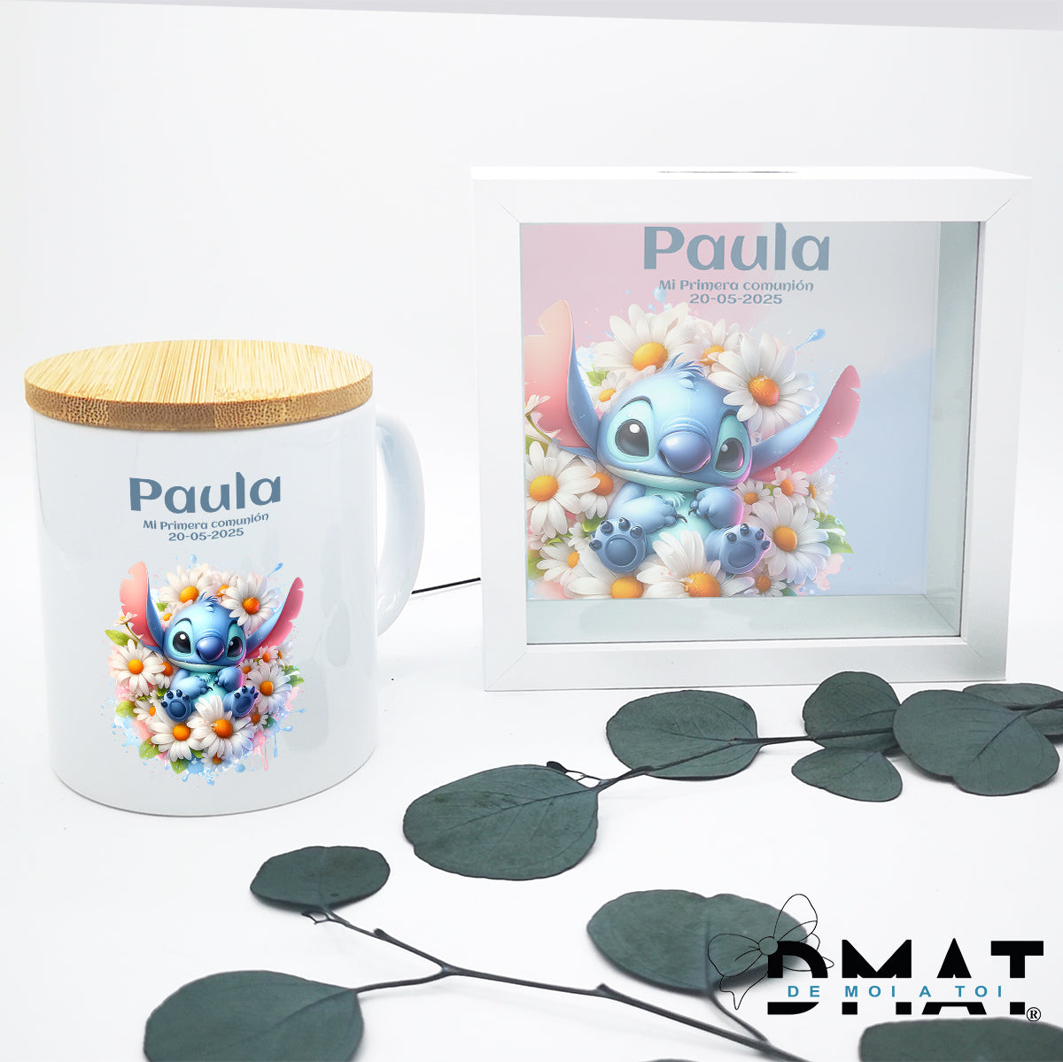 Regalos de comunión personalizados diseño Stitch - De moi à toi