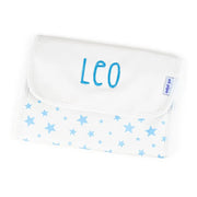 Portadocumentos personalizado con nombre para bebé, práctico y exclusivo.