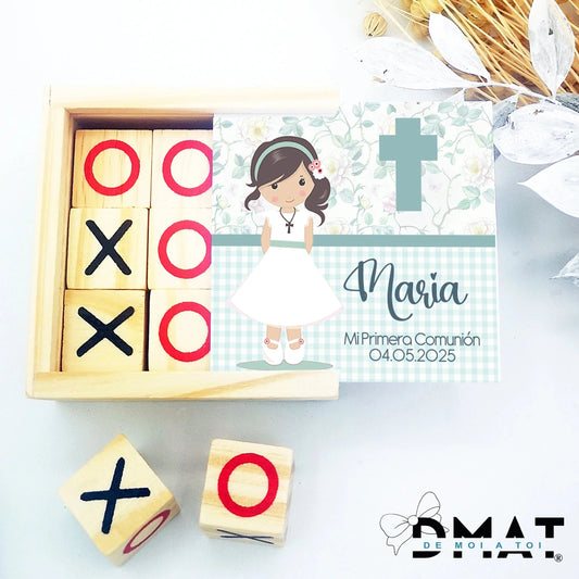 Regalo de comunión de niña para invitados personalizado y natural - De moi a toi