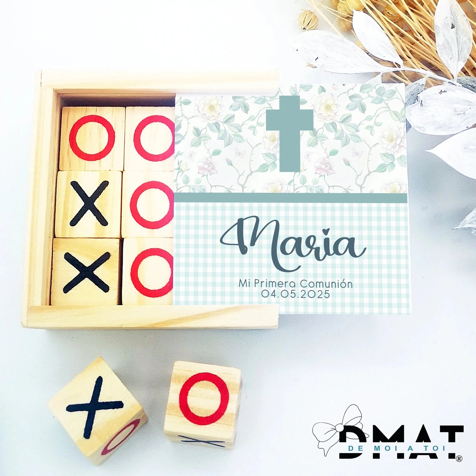 Detalle de invitados de comunión o bautizo - De moi a toi