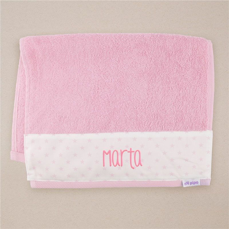 Toalla de Rizo Infantil Personalizada con Nombre – Diseño Mi Pipo | De moi à toi