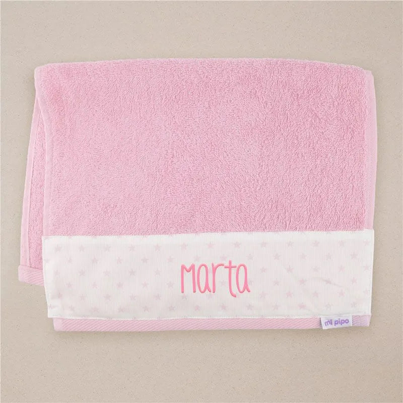 toalla infantil personalizada con nombre