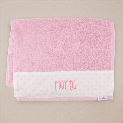 toalla infantil personalizada con nombre