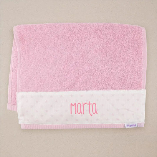 toalla infantil personalizada con nombre