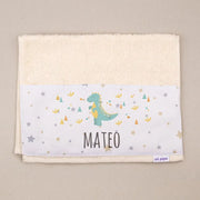 Toallas personalizadas para bebés y niños, ideales para regalo de bautizo.