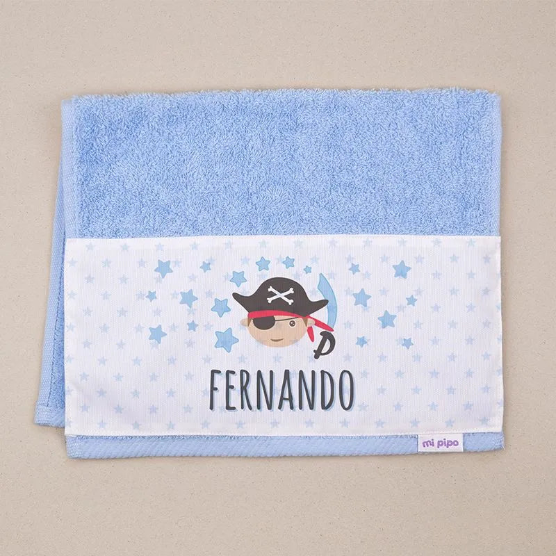toalla infantil personalizada con nombre