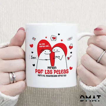 Taza Divertida amor Flork - Tener la razón