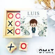 Juegos de madera personalizados como detalle de comunión original y personalizado - De moi a toi