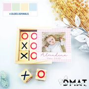 Recordatorio de bautizo personalizado con foto de bebé - De moi a toi