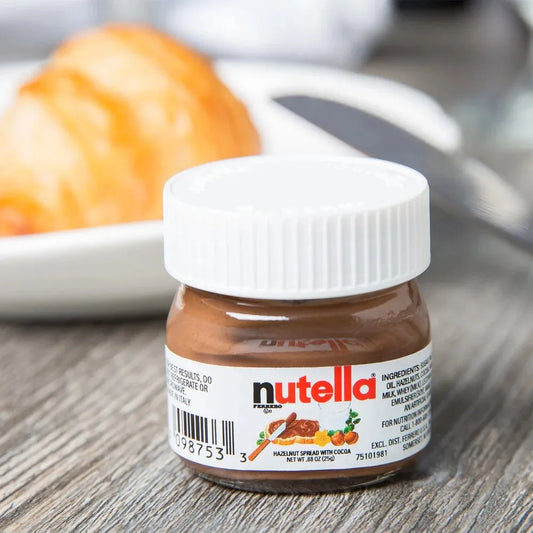Nutella mini para invitados de celebración