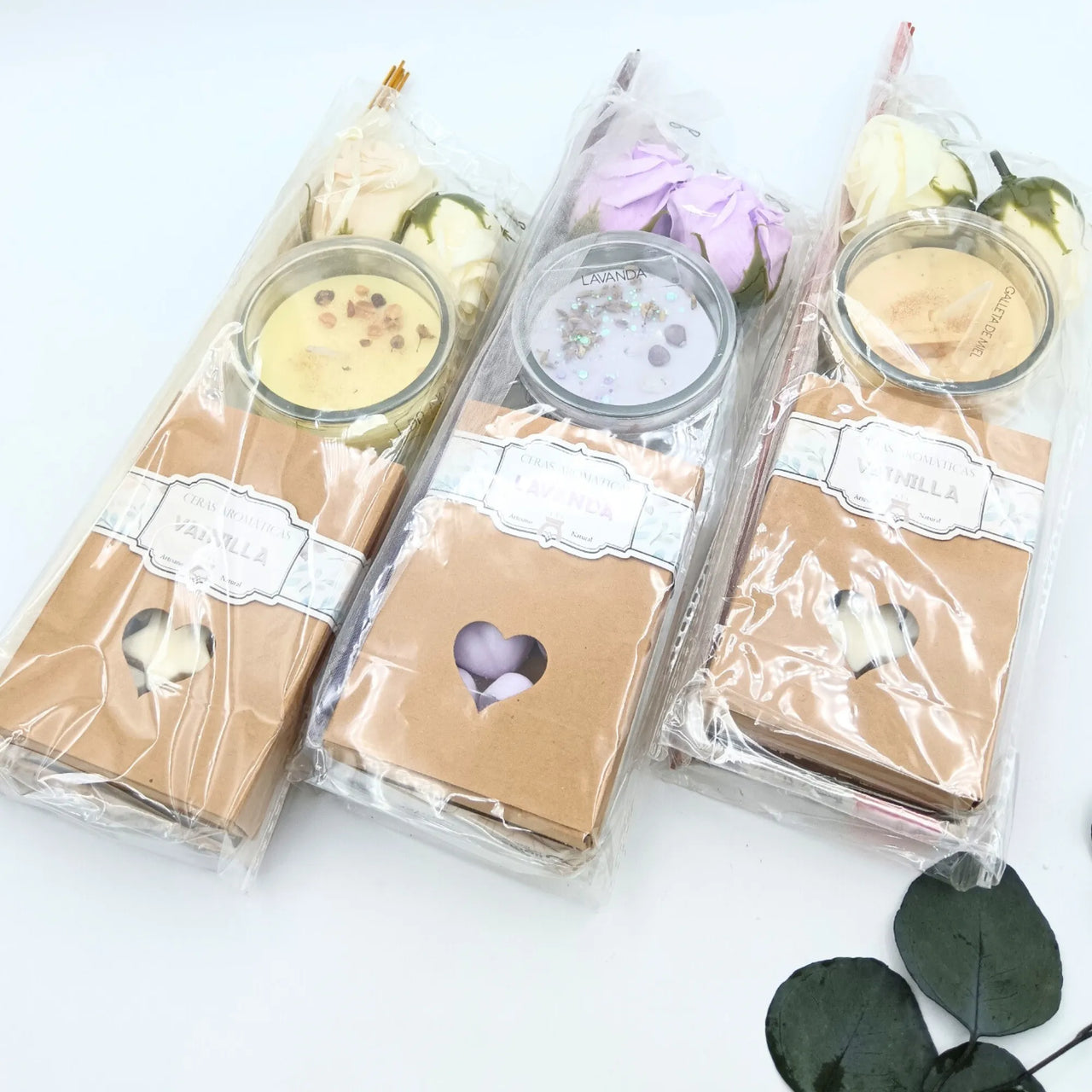 Liquidación velas y ceras aromáticas naturales y artesanales - Pack de regalo en oferta - De moi a toi