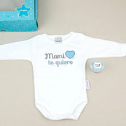 Detalle especial para el Día de la Madre: set bebé con body personalizado “Mami te quiero”