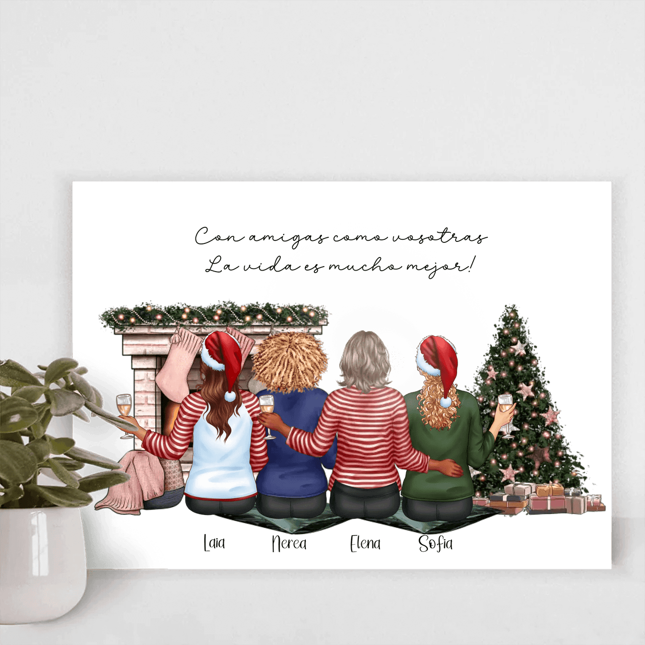 Lamina personalizada navidad (3-4 pax)