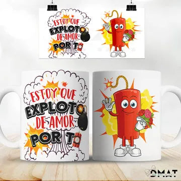 Taza divertida para regalar el día de los enamorados