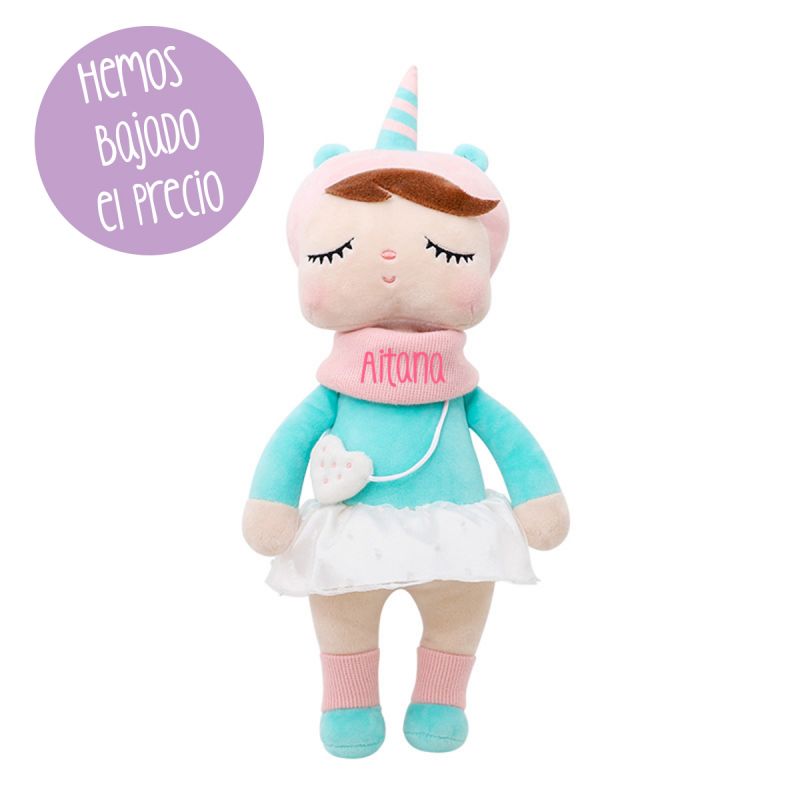 Muñeca unicornio personalizada con nombre como regalo infantil - de moi a toi
