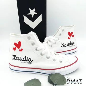 ZAPATILLAS CONVERSE PERSONALIZADAS CON NOMBRE