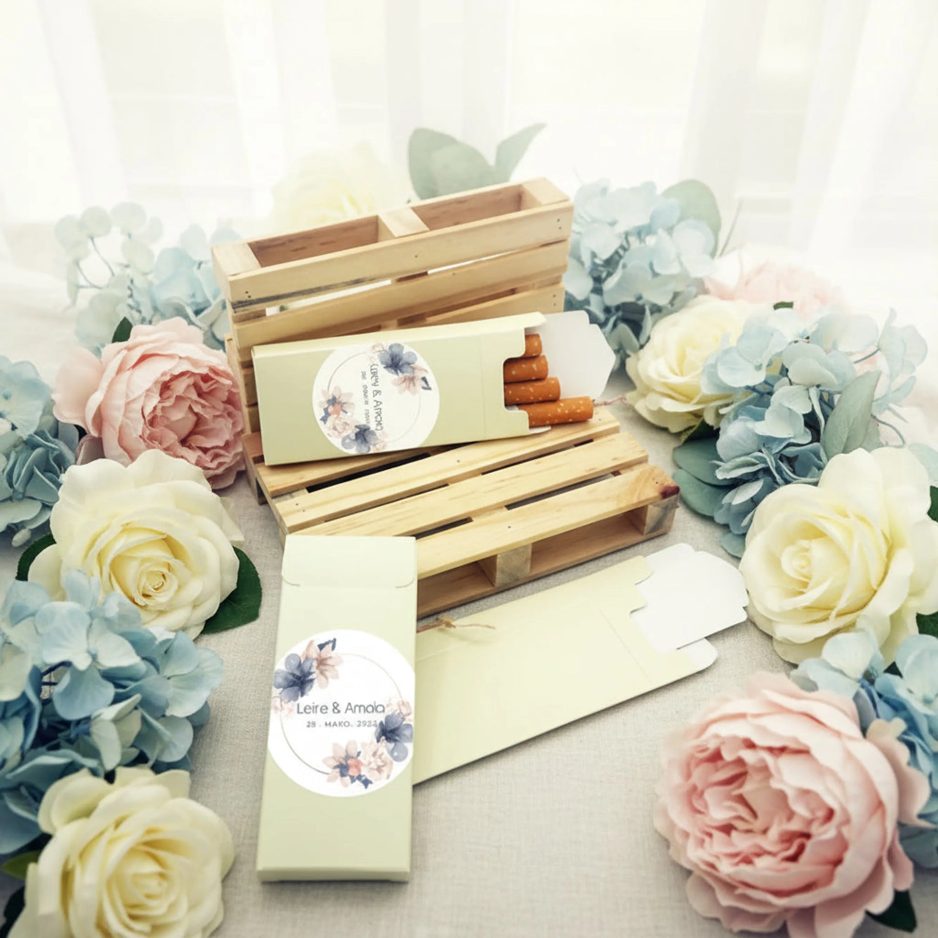 Cajetillas para bodas