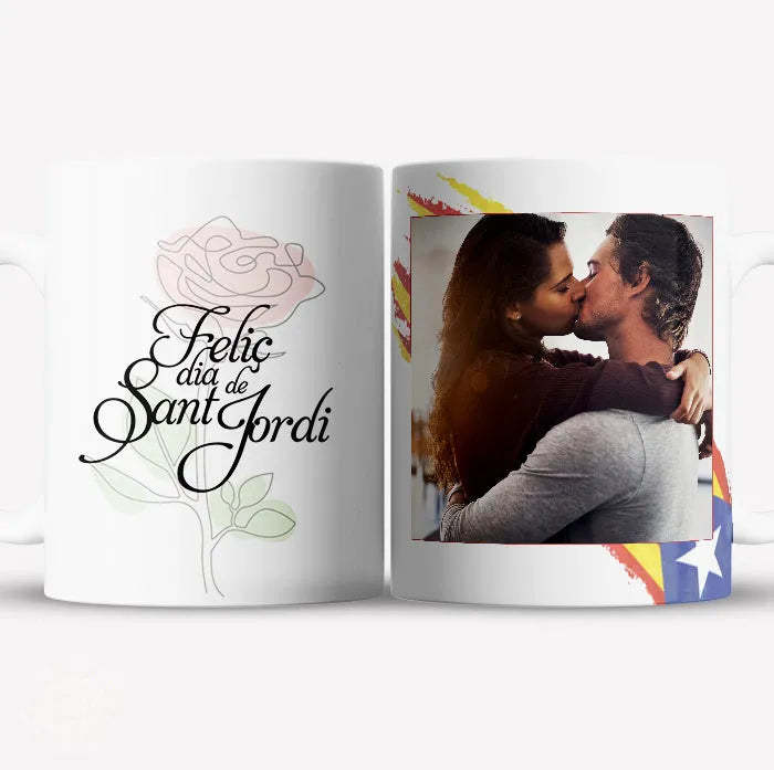 Taza personalziada Sant Jordi estelada