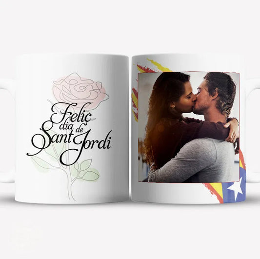 Taza personalziada Sant Jordi estelada