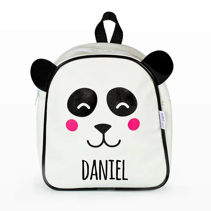 Mochila preescolar con nombre y animales - de moi a to