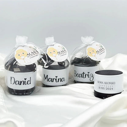 Altavoz como regalo original para dolescentes  con nombre para celebración - Bodas, bautizos y comuniones - De moi a toi
