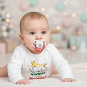 Cajita de reglao para bebés con body y chupete dulce navidad - de moi a toi