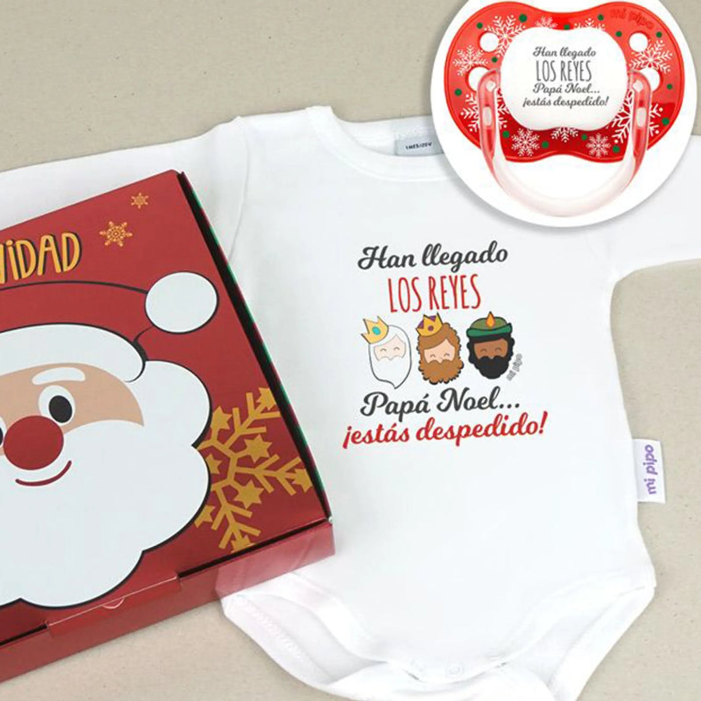 Caja de regalo para bebés navidad reyes magos