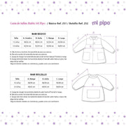 Bata escolar para preescolar con nombre personalizado y diseño único.