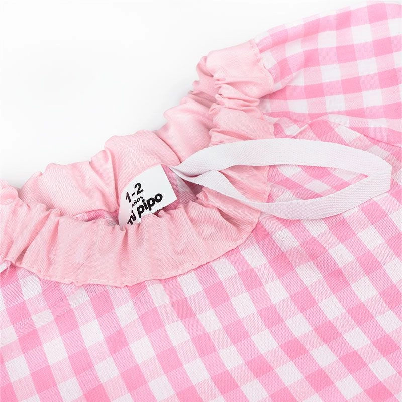 Bata escolar de niño personalizada con nombre para colegio y guardería.