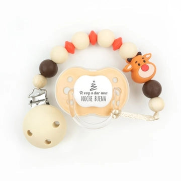 chupete divertido para regalar a bebé en navidad - de moi a toi