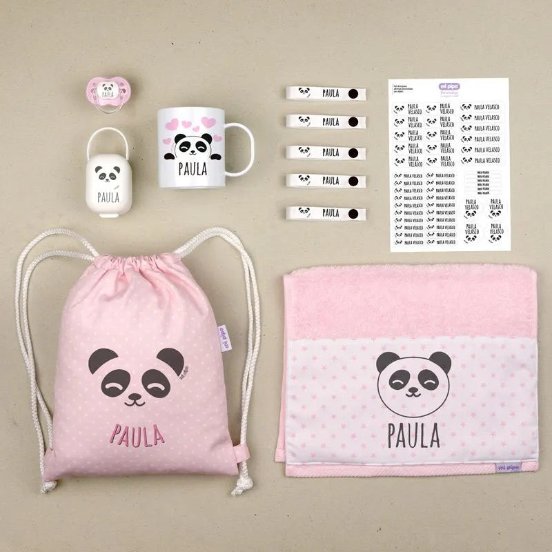 Pack guardería personalizado con nombre completo 2025