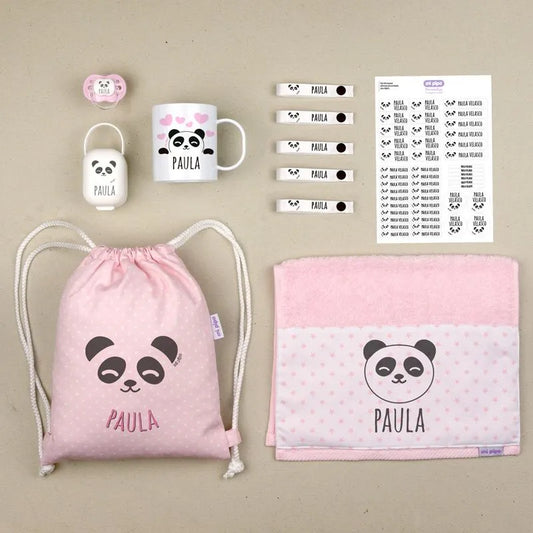 Pack guardería personalizado con nombre completo 2025