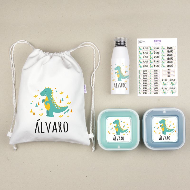 Kit infantil personalizado con nombre y diseño exclusivo