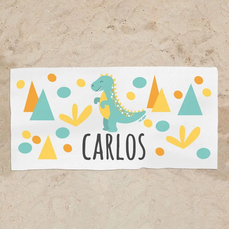 “Toallas infantiles personalizadas con nombre para piscina o playa