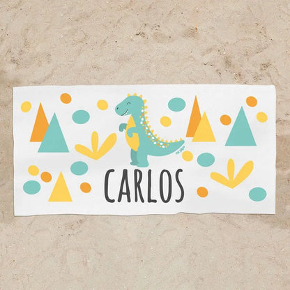 “Toallas infantiles personalizadas con nombre para piscina o playa