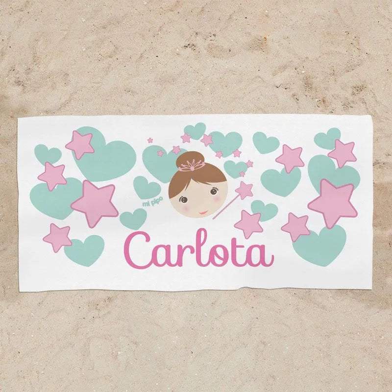 “Toallas de bebé personalizadas con nombre, regalo original de nacimiento.