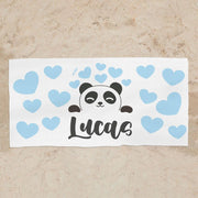 Regalo para niños: toalla personalizada con dibujo y nombre