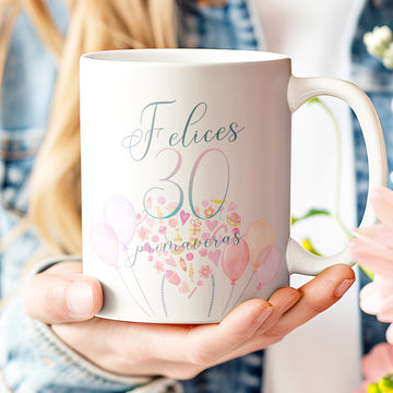 Taza personalizada cumpleaños mujer personalizada - De moi a toi