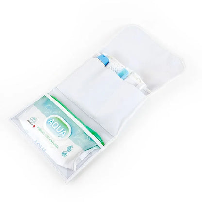 Portadocumentos personalizado con nombre para bebé recién nacido.