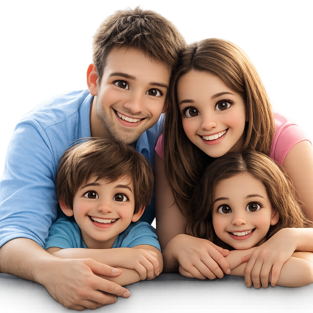 4 personajes/mascota