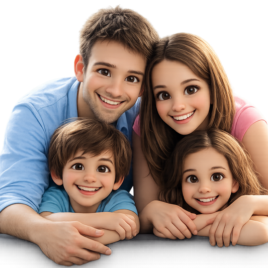 4 personajes/mascota