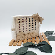 Regalo de invitados en comunión o bautizo: juego de madera personalizado