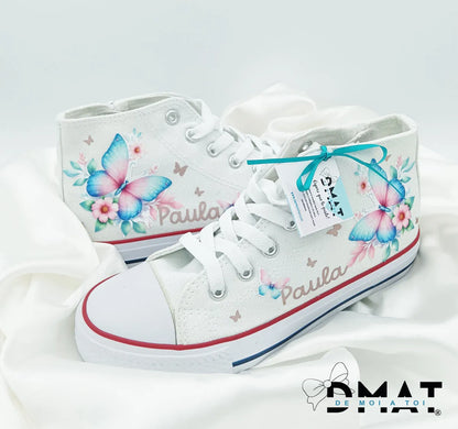 zapatillas personalizadas para niña de comunión . de mo a toi