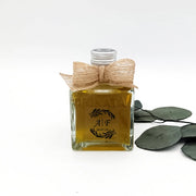 Botellita de aceite de oliva virgen extra personalizada – detalle gourmet natural para bodas, bautizos y comuniones.