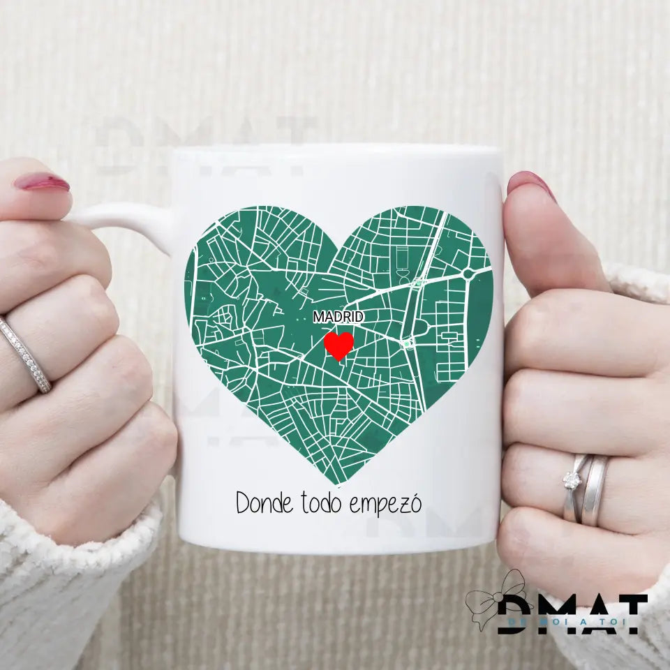 Pack taza y lámina  GPS - Donde todo empezó