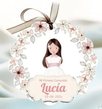 Tarjetas y etiquetas de regalo con dibujo celebración niña (Pack 10 uds)