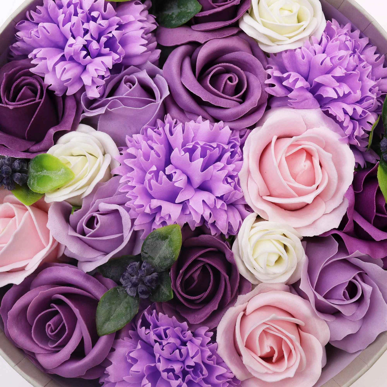 Flores eternas de jabón en caja de regalo - De moi a toi